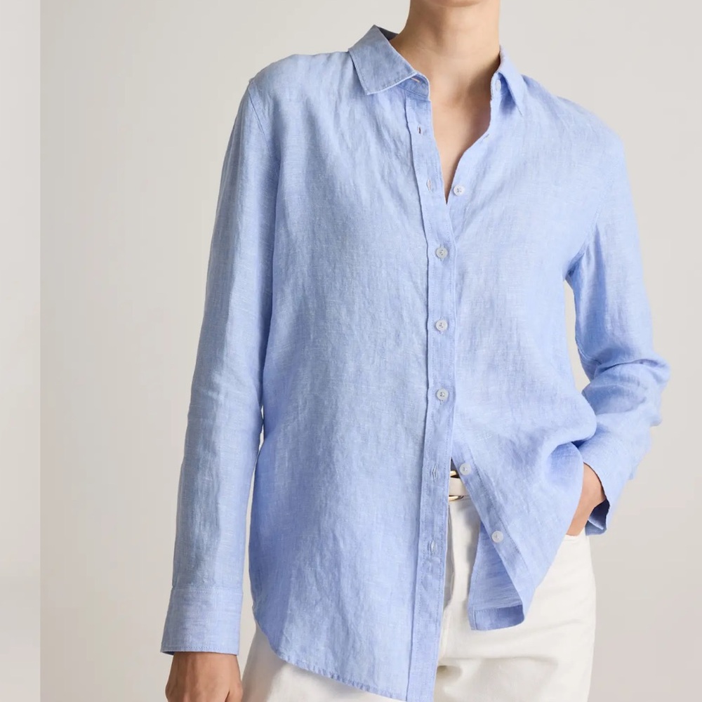 Quince Light Blue Button Down Shirt